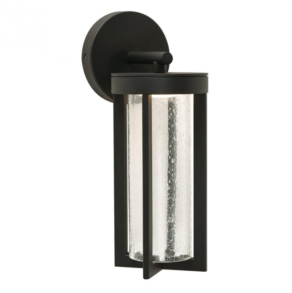 Rivers 12in Outdoor LED Sconce 9W 120V - Black