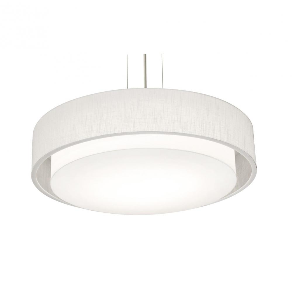 Sanibel 23'' Med Base Pendant - BK and LW