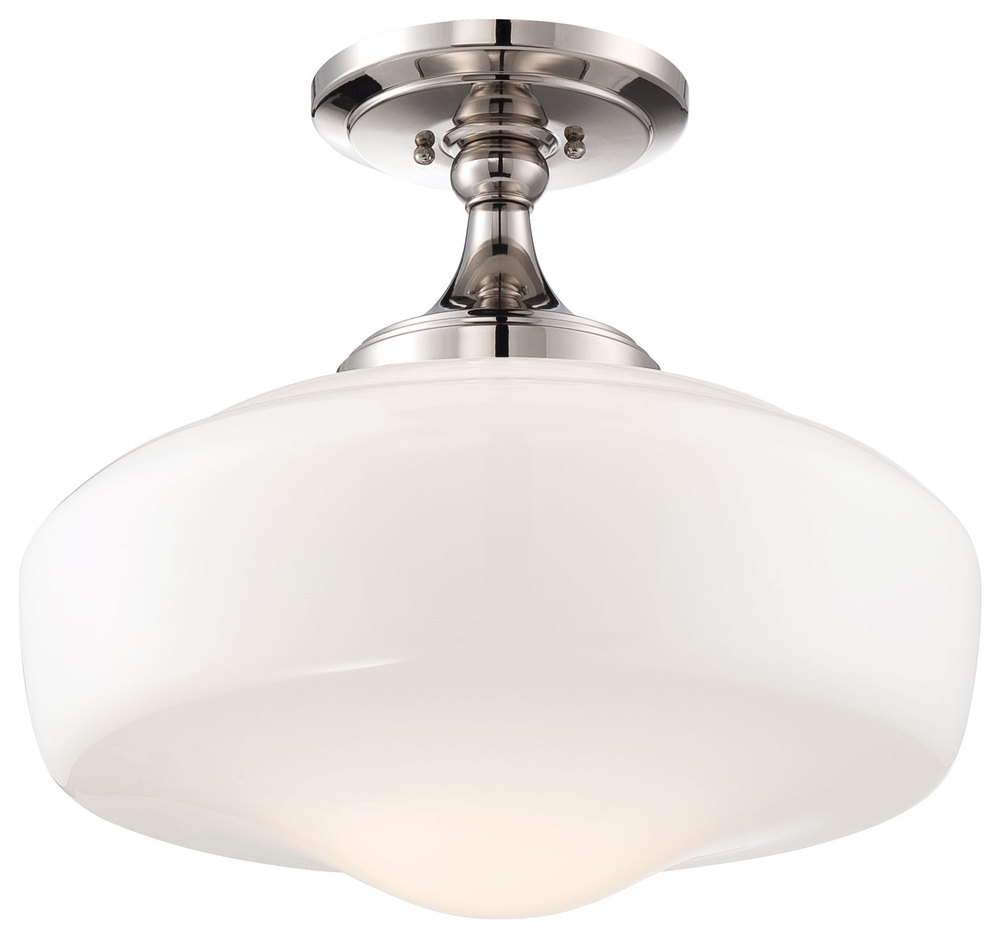 1 Light Semi Flush