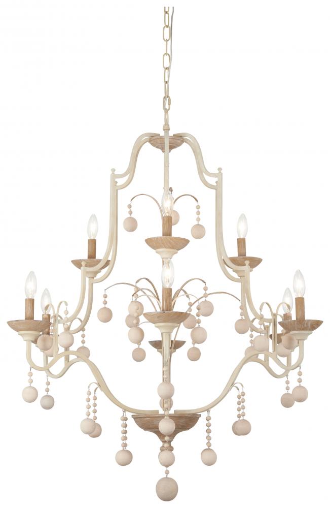 Colonial Charm - 9 Light Chandelier