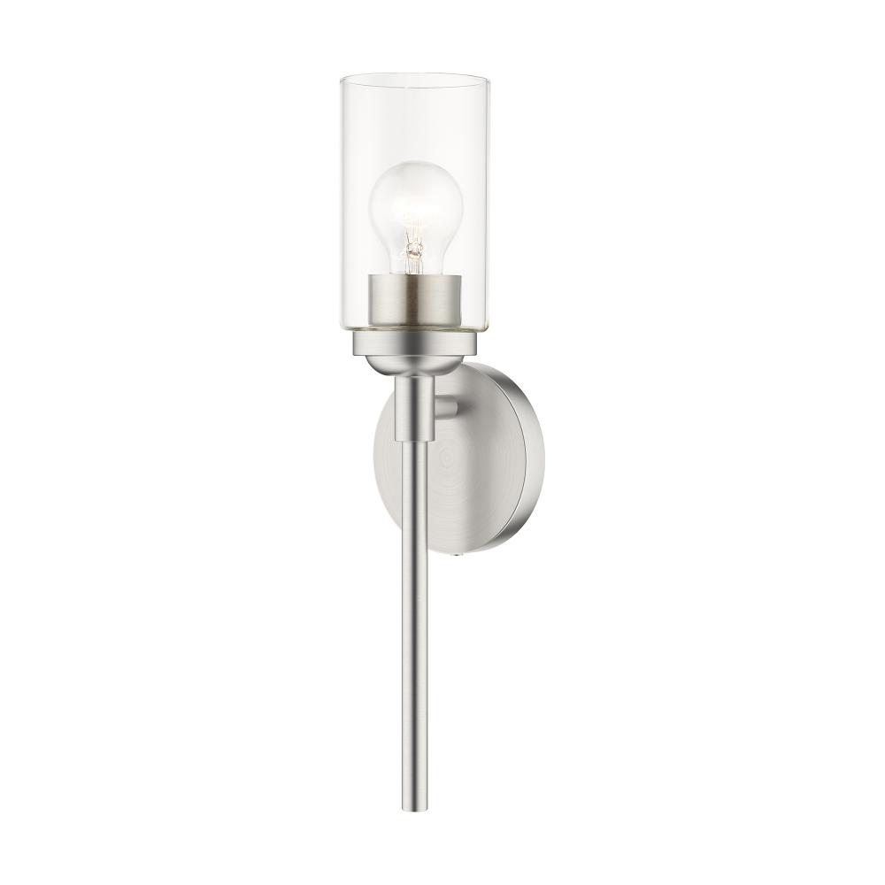 1 Light Brushed Nickel ADA Sconce