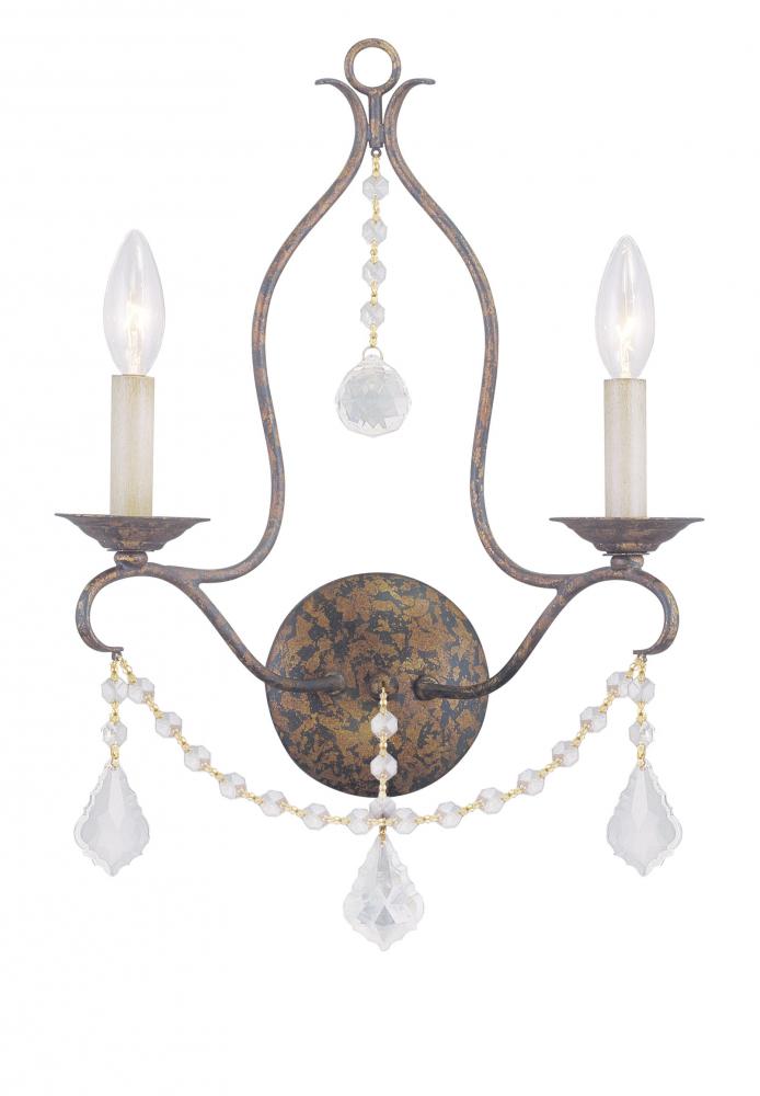 2 Light VBR Wall Sconce