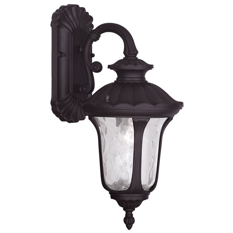 1 Light Bronze Outdoor Wall Lantern