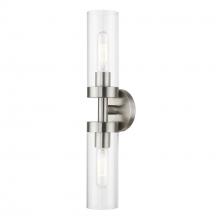 Livex Lighting 16172-91 - 2 Light Brushed Nickel ADA Vanity Sconce