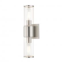 Livex Lighting 17142-91 - 2 Light Brushed Nickel Vanity Sconce