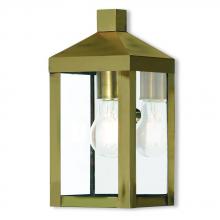 Livex Lighting 20581-01 - 1 Lt AB Outdoor Wall Lantern