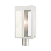 Livex Lighting 27416-91 - 1 Lt Brushed Nickel Outdoor Post Top Lantern