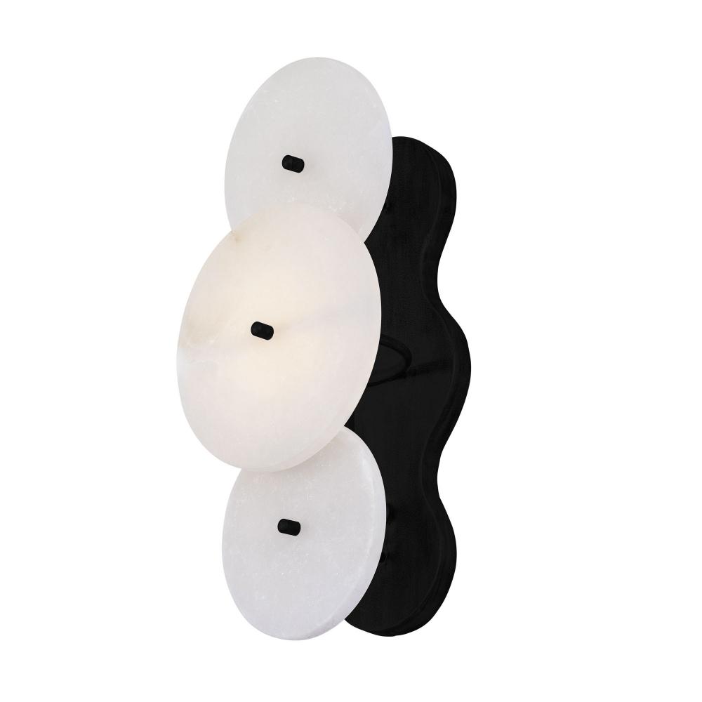 Cosmos 1-Lt   Sconce - Matte Black