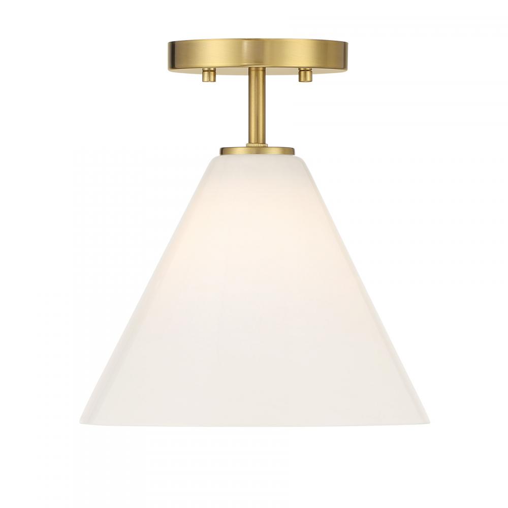 Blair 1-Light Mini-Pendant in Warm Brass