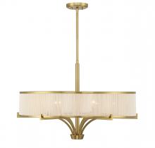 Savoy House 1-7752-6-322 - Wynwood 6-Light Chandelier in Warm Brass