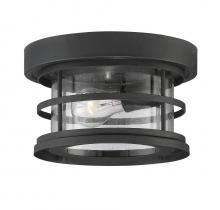 Savoy House 5-369-10-BK - Barrett 1-Light Outdoor Ceiling Light in Black