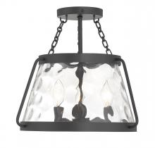 Savoy House 6-1802-3-89 - Crawford 3-Light Ceiling Light in Matte Black