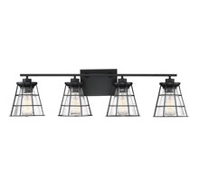 Savoy House 8-2770-4-BK - Farnham 4-Light Bathroom Vanity Light in Black