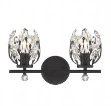 Savoy House 8-6601-2-BK - Moreno 2-Light Bathroom Vanity Light in Matte Black