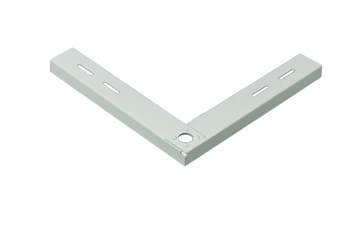 0.8" Height L Track Holder in White