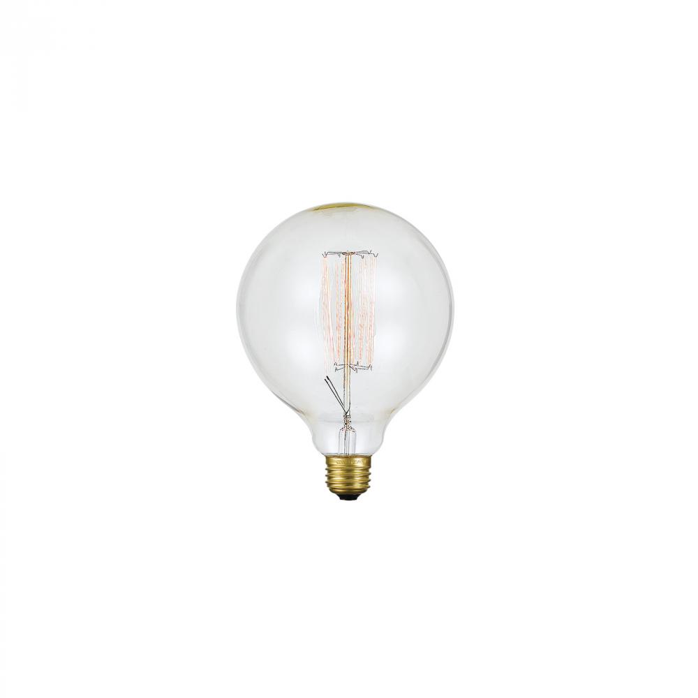 E26 120V, 60W Edison Bulb, Round Base