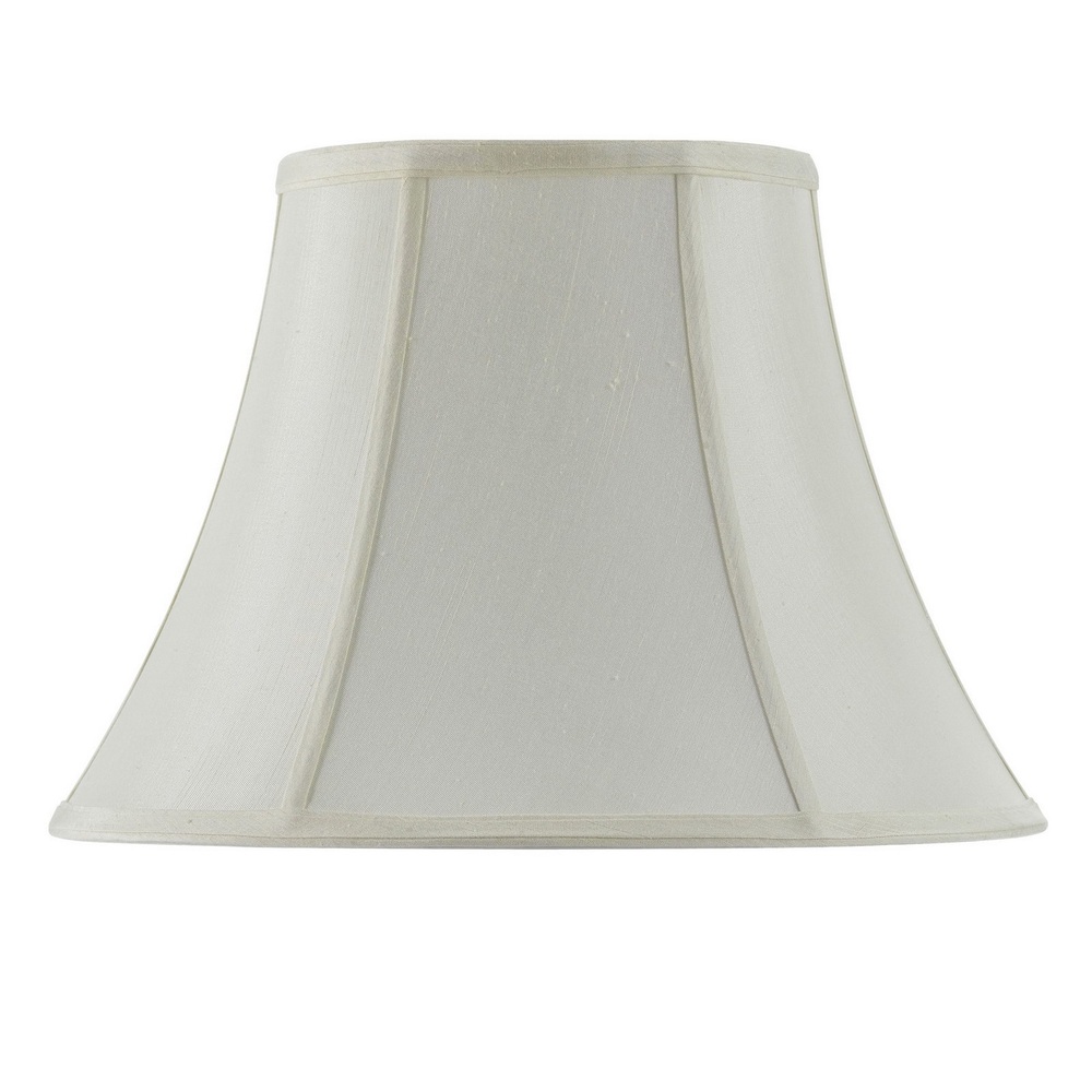 11.5" Tall Eggshell Fabric Shade