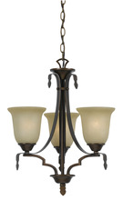 CAL Lighting FX-3506/3 - 21" Inch Six Light Chandelier in Gold Bronze