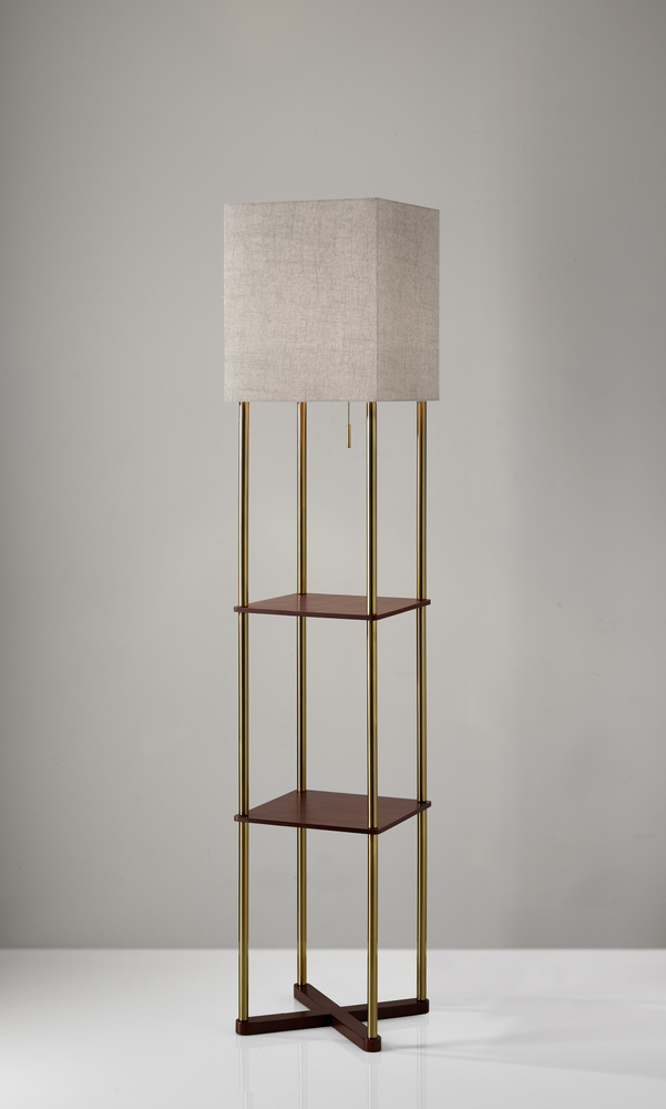 shelved floor lamp the range