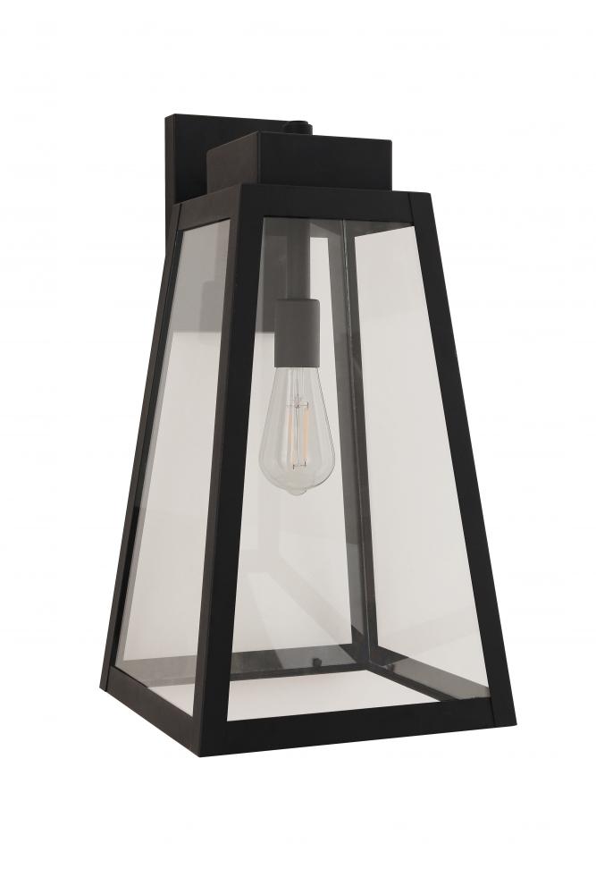 Sorano 1 Light 19.63" Outdoor Lantern in Textured Black