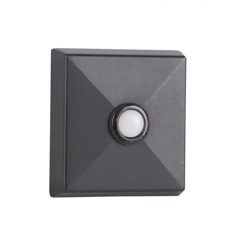 Surface Mount LED Lighted Push Button in Black