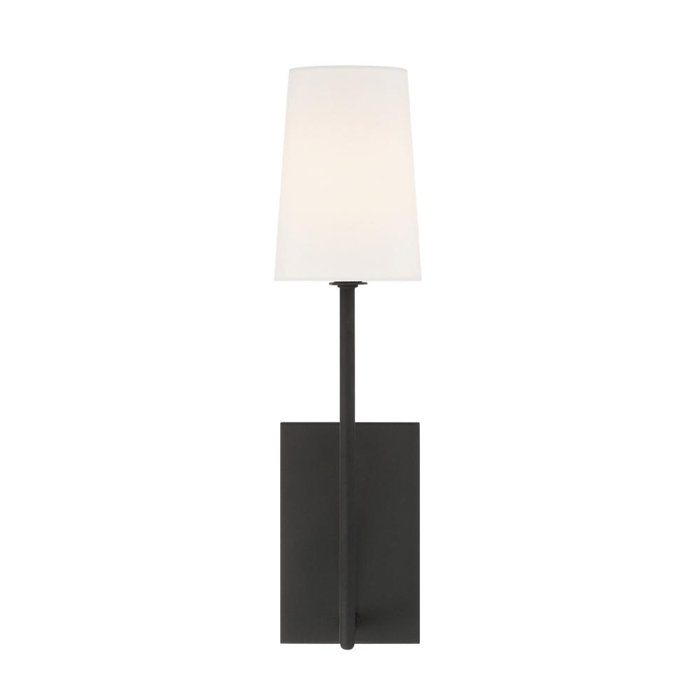 Lena 1 Light Black Forged Sconce