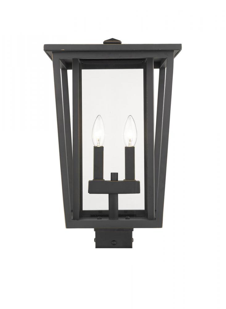 2 Light Outdoor Post Mount Fixture