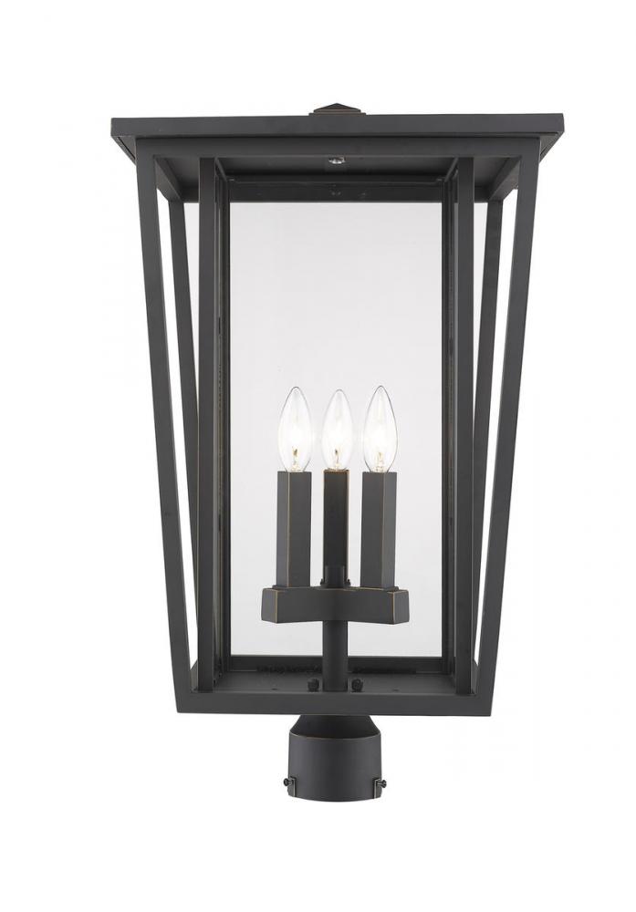 3 Light Outdoor Post Mount Fixture