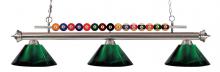 Z-Lite 170BN-ARG - 3 Light Billiard