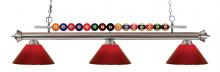 Z-Lite 170BN-PRD - 3 Light Billiard