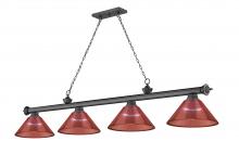 Z-Lite 2306-4BP-PRD - 4 Light Billiard