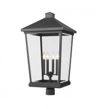 Z-Lite 568PHXXLR-BK - 4 Light Outdoor Post Mount Fixture