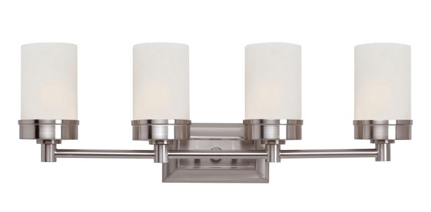 Fusion Collection 4-Light Shaded Bath Bar Vanity Wall Light