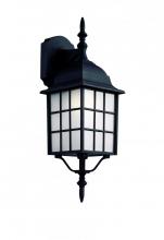 Trans Globe 4420-1 BK - San Gabriel 19.5" Wall Lantern