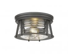 Z-Lite 491F2-BRZ - 2 Light Flush Mount