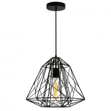 CWI Lighting 9625P16-1-101 - Bagheera 1 Light Down Pendant With Black Finish