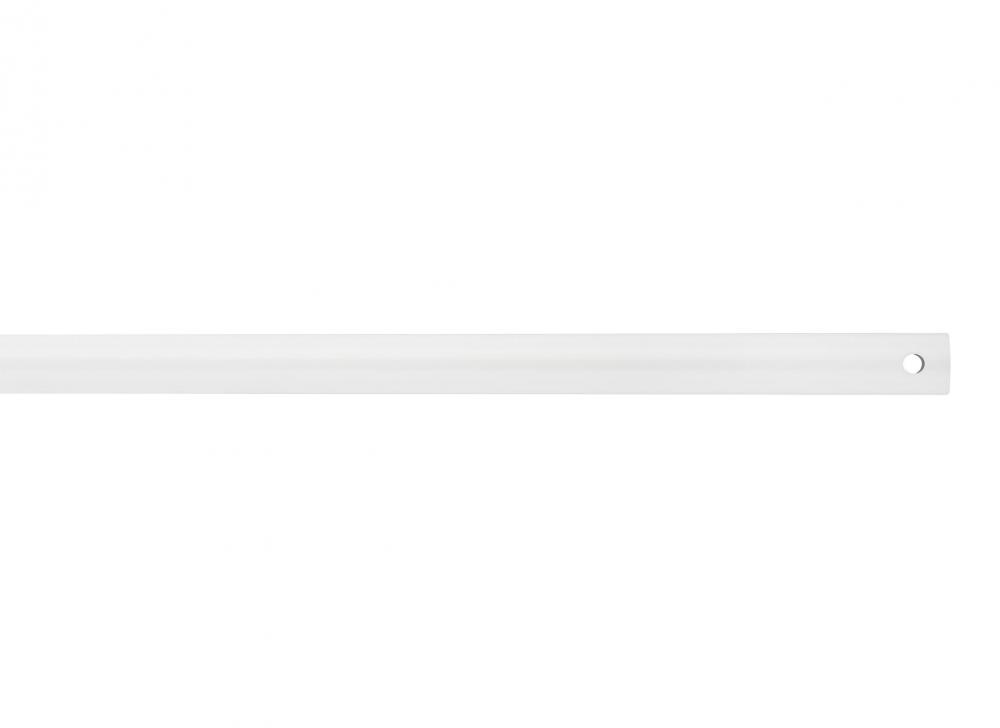 36" Downrod in White