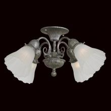 Minka-Aire K9327-AI - Four Light Aged Iron Fan Light Kit