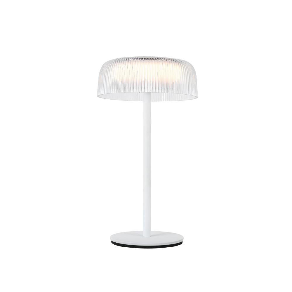 Brilla 6-in White LED Table Lamp