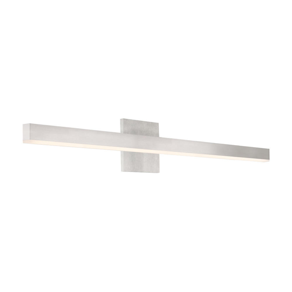 Vega 37-in Brushed Nickel LED Vanity