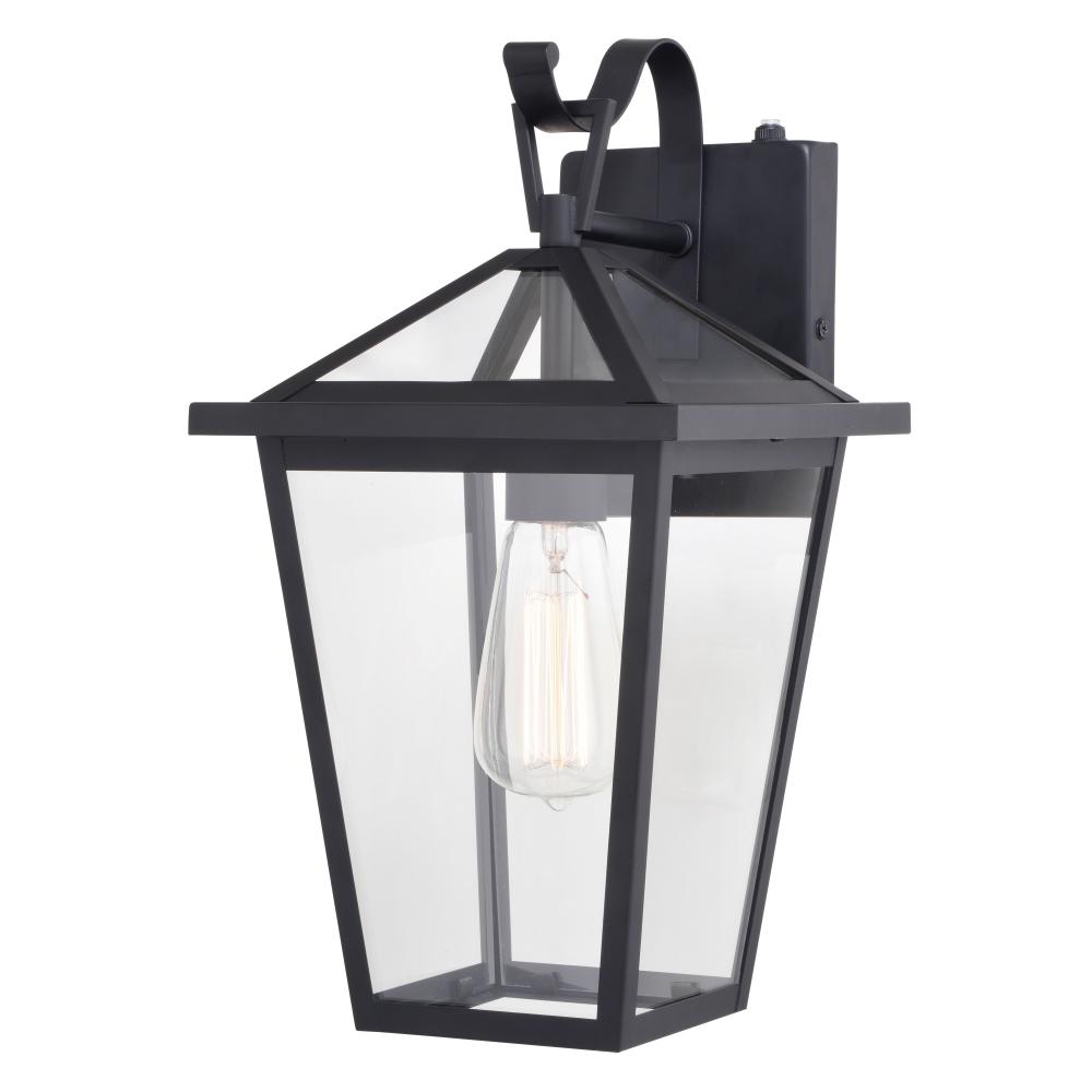 Derby 8-in Outdoor Wall Light Matte Black