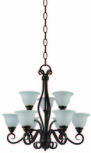 Revolution Lighting 6789VBA - Nine Light Chandelier