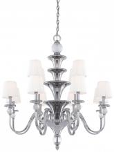 Metropolitan N6611-613 - Aise - 12 Light 2 Tier Chandelier