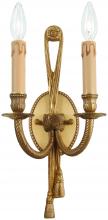 Metropolitan N9681B - 2LT Wall Sconce Antique Gold