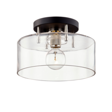 Troy C7551-TBK/PN - Bergamot Station Semi Flush