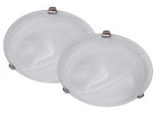 Whitfield FM3-12SS-6PACK - 2 Light Flush Mount Twin Pack