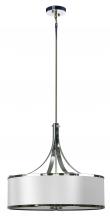 Whitfield SH2322-PWCH - 4 Light Chandelier Drum Shade