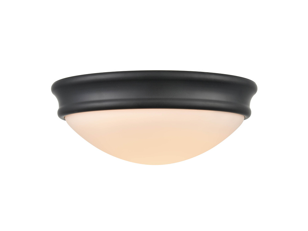 1-Light Flushmount Ceiling Light Matte Black