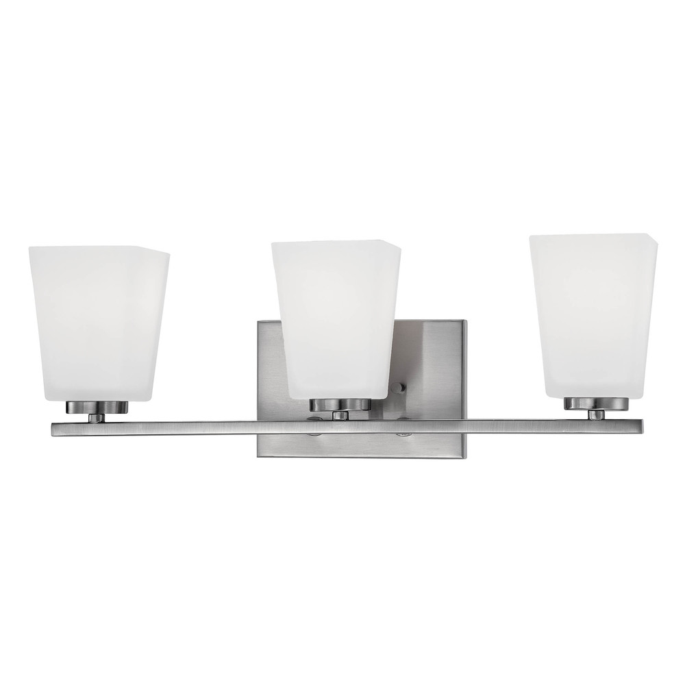 3-Light Vanity Brushed Nickel