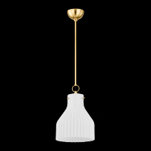 Mitzi by Hudson Valley Lighting H881701S-AGB - Corinthia Pendant